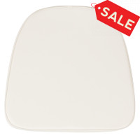 Flash Furniture BH-IVORY-GG Foam Ivory Fabric Chiavari Chair Cushion